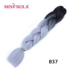 Load image into Gallery viewer, Miss Rola 100g 24 Inch Single Ombre Color Synthetic Hair
