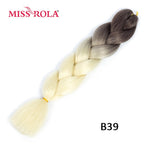 Load image into Gallery viewer, Miss Rola 100g 24 Inch Single Ombre Color Synthetic Hair
