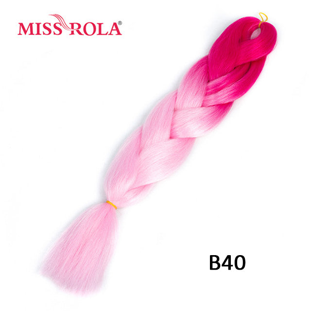 Miss Rola 100g 24 Inch Single Ombre Color Synthetic Hair