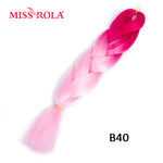 Load image into Gallery viewer, Miss Rola 100g 24 Inch Single Ombre Color Synthetic Hair
