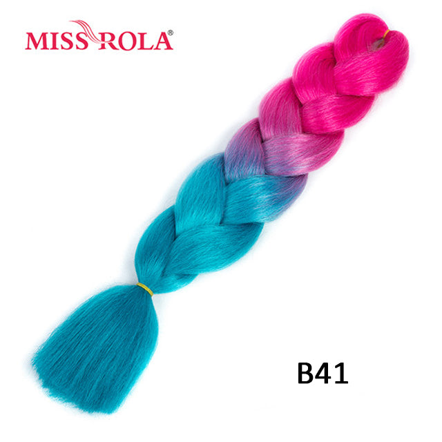 Miss Rola 100g 24 Inch Single Ombre Color Synthetic Hair