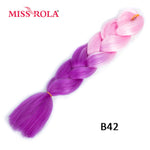 Load image into Gallery viewer, Miss Rola 100g 24 Inch Single Ombre Color Synthetic Hair
