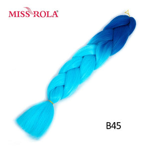 Miss Rola 100g 24 Inch Single Ombre Color Synthetic Hair