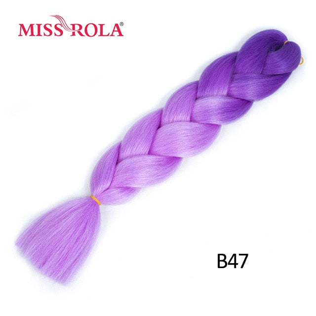 Miss Rola 100g 24 Inch Single Ombre Color Synthetic Hair