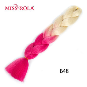 Miss Rola 100g 24 Inch Single Ombre Color Synthetic Hair