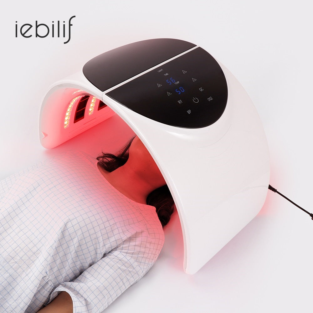 Foldable 7 Color PDT Facial Mask Face Lamp Machine