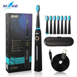 Load image into Gallery viewer, Seago Sonic Electric Toothbrush USB Rechargeable adult Waterproof
