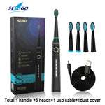 Load image into Gallery viewer, Seago Sonic Electric Toothbrush USB Rechargeable adult Waterproof
