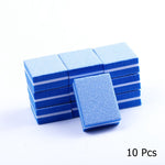Load image into Gallery viewer, 10/25/50pcs lot Double-sided Mini Nail File Blocks Colorful Sponge
