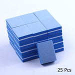 Load image into Gallery viewer, 10/25/50pcs lot Double-sided Mini Nail File Blocks Colorful Sponge
