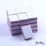 Load image into Gallery viewer, 10/25/50pcs lot Double-sided Mini Nail File Blocks Colorful Sponge
