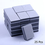 Load image into Gallery viewer, 10/25/50pcs lot Double-sided Mini Nail File Blocks Colorful Sponge

