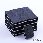 Load image into Gallery viewer, 10/25/50pcs lot Double-sided Mini Nail File Blocks Colorful Sponge
