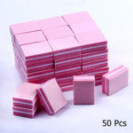 Load image into Gallery viewer, 10/25/50pcs lot Double-sided Mini Nail File Blocks Colorful Sponge
