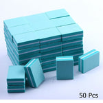 Load image into Gallery viewer, 10/25/50pcs lot Double-sided Mini Nail File Blocks Colorful Sponge
