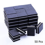 Load image into Gallery viewer, 10/25/50pcs lot Double-sided Mini Nail File Blocks Colorful Sponge
