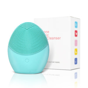 Electric Mini facial  Brush massager brush for wash face cleanser machine