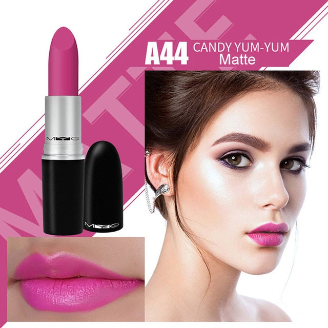 Top Quality MYG Matte Lipstick professional Lips Makeup Long-lasting Waterproof