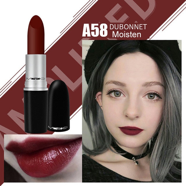 Top Quality MYG Matte Lipstick professional Lips Makeup Long-lasting Waterproof