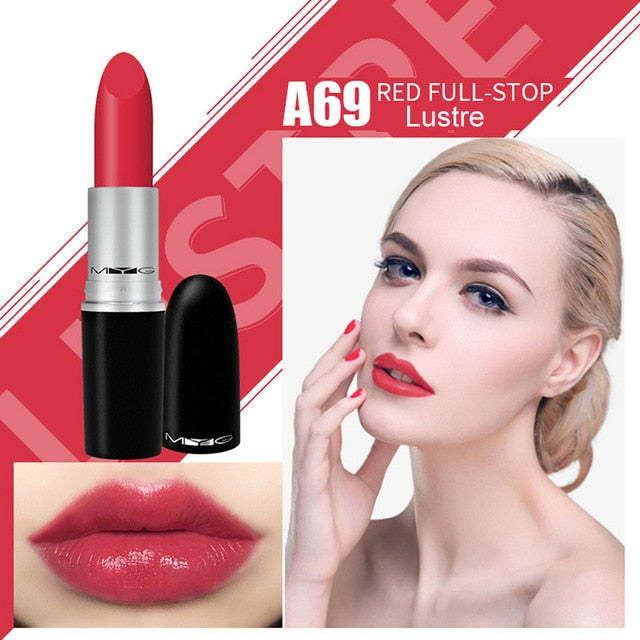 Top Quality MYG Matte Lipstick professional Lips Makeup Long-lasting Waterproof