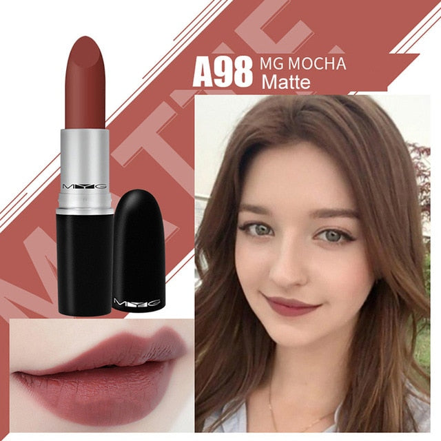 Top Quality MYG Matte Lipstick professional Lips Makeup Long-lasting Waterproof