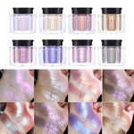 Load image into Gallery viewer, UCANBE 8 Colors Duo-Chrome Glitter Eyeshadow Powder
