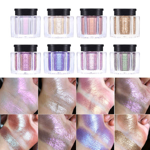 UCANBE 8 Colors Duo-Chrome Glitter Eyeshadow Powder