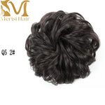 Load image into Gallery viewer, MERISIHAIR Girls Curly Scrunchie Chignon With Rubber Band
