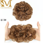 Load image into Gallery viewer, MERISIHAIR Girls Curly Scrunchie Chignon With Rubber Band
