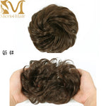 Load image into Gallery viewer, MERISIHAIR Girls Curly Scrunchie Chignon With Rubber Band
