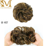 Load image into Gallery viewer, MERISIHAIR Girls Curly Scrunchie Chignon With Rubber Band
