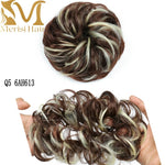 Load image into Gallery viewer, MERISIHAIR Girls Curly Scrunchie Chignon With Rubber Band
