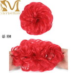 Load image into Gallery viewer, MERISIHAIR Girls Curly Scrunchie Chignon With Rubber Band
