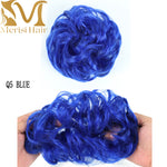 Load image into Gallery viewer, MERISIHAIR Girls Curly Scrunchie Chignon With Rubber Band
