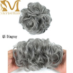 Load image into Gallery viewer, MERISIHAIR Girls Curly Scrunchie Chignon With Rubber Band
