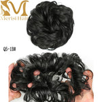 Load image into Gallery viewer, MERISIHAIR Girls Curly Scrunchie Chignon With Rubber Band
