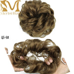 Load image into Gallery viewer, MERISIHAIR Girls Curly Scrunchie Chignon With Rubber Band
