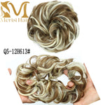 Load image into Gallery viewer, MERISIHAIR Girls Curly Scrunchie Chignon With Rubber Band
