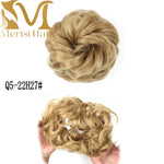 Load image into Gallery viewer, MERISIHAIR Girls Curly Scrunchie Chignon With Rubber Band
