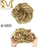 Load image into Gallery viewer, MERISIHAIR Girls Curly Scrunchie Chignon With Rubber Band
