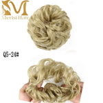 Load image into Gallery viewer, MERISIHAIR Girls Curly Scrunchie Chignon With Rubber Band
