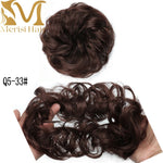 Load image into Gallery viewer, MERISIHAIR Girls Curly Scrunchie Chignon With Rubber Band
