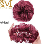 Load image into Gallery viewer, MERISIHAIR Girls Curly Scrunchie Chignon With Rubber Band
