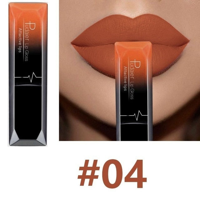 Waterproof Nude Matte Velvet Glossy Lip Gloss Lipstick Lip Balm