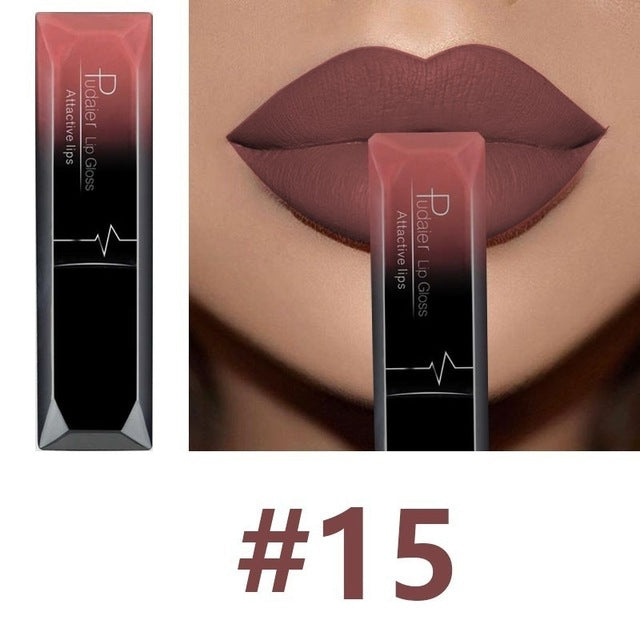 Waterproof Nude Matte Velvet Glossy Lip Gloss Lipstick Lip Balm