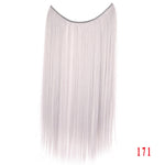 Load image into Gallery viewer, Allaosify 24&quot; Invisible Wire No Clips In Hair Extensions
