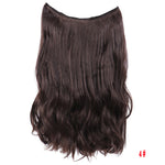 Load image into Gallery viewer, Allaosify 24&quot; Invisible Wire No Clips In Hair Extensions
