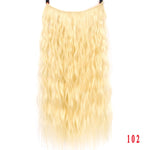 Load image into Gallery viewer, Allaosify 24&quot; Invisible Wire No Clips In Hair Extensions
