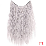 Load image into Gallery viewer, Allaosify 24&quot; Invisible Wire No Clips In Hair Extensions

