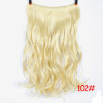 Load image into Gallery viewer, Allaosify 24&quot; Invisible Wire No Clips In Hair Extensions

